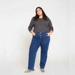 Etta High Rise Straight Leg Jeans 31 Inch - 24